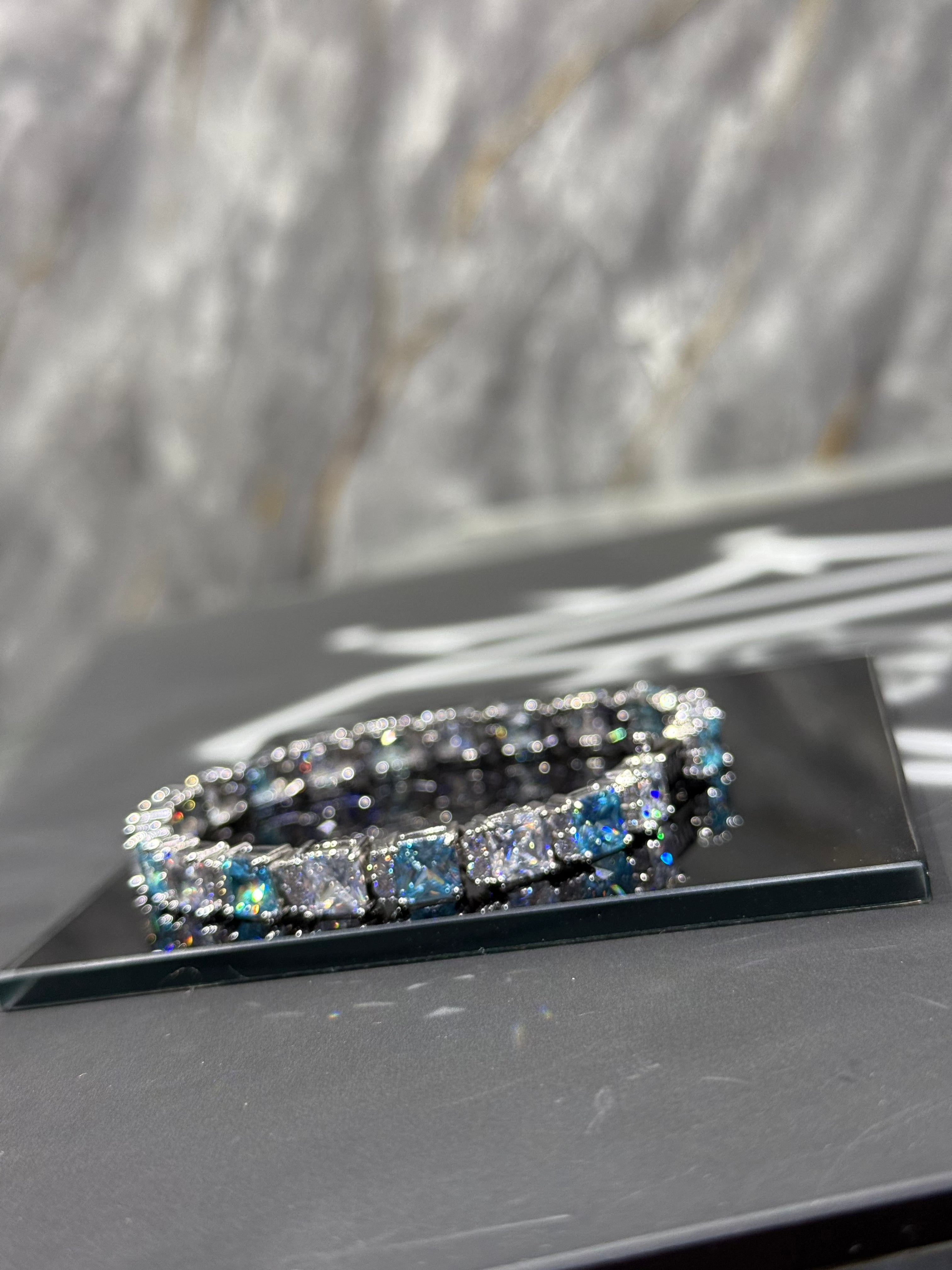 Aqua Marine Tennis Bracelet.