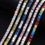 Princess Cut Diamond Tennis Bracelet (Waterproof)