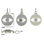 Eye Diamond Pendant "Attract Wealth And Love"