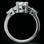 Celestine Petals Ring