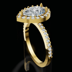 Liora Pear Glow ring