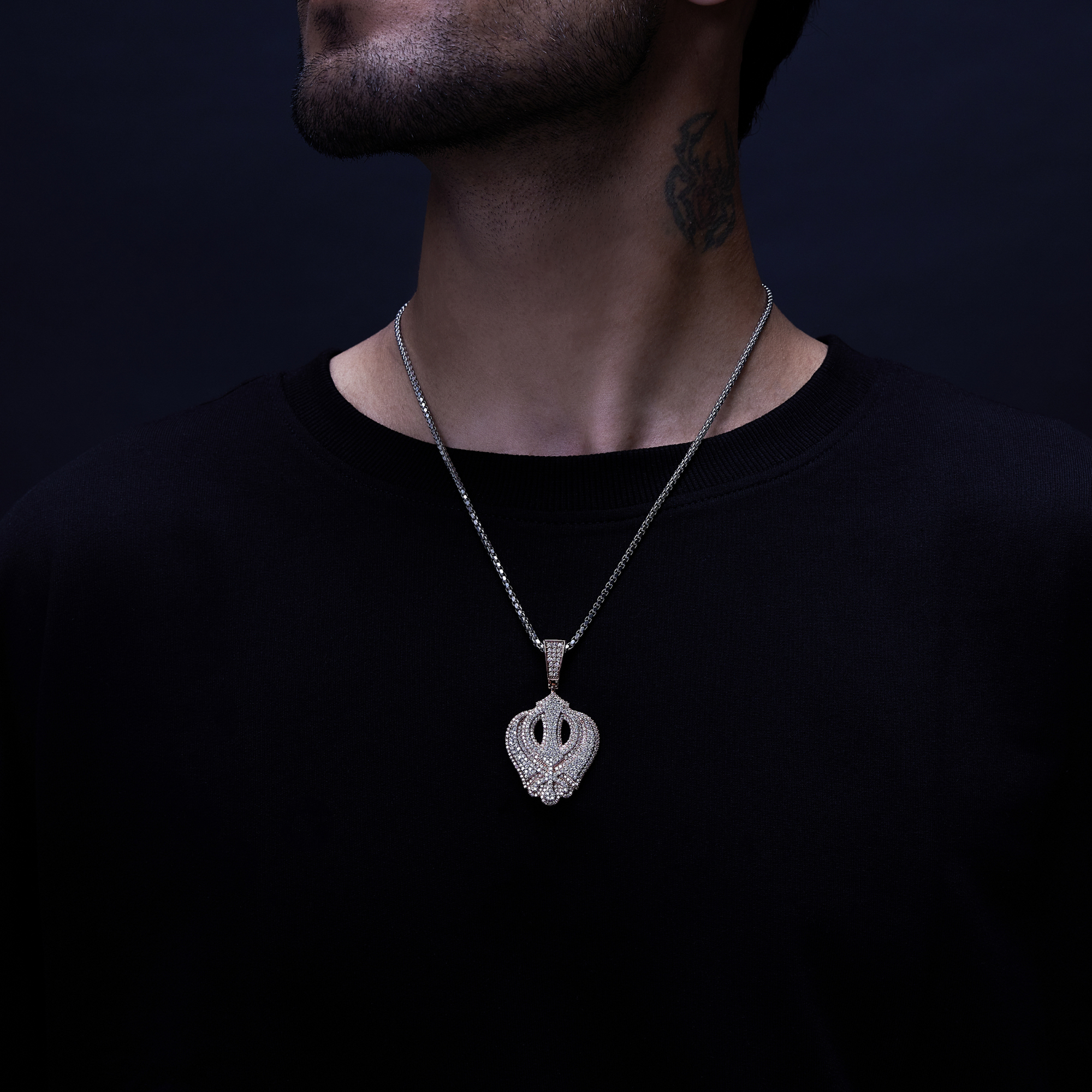 Iced Khanda Pendant