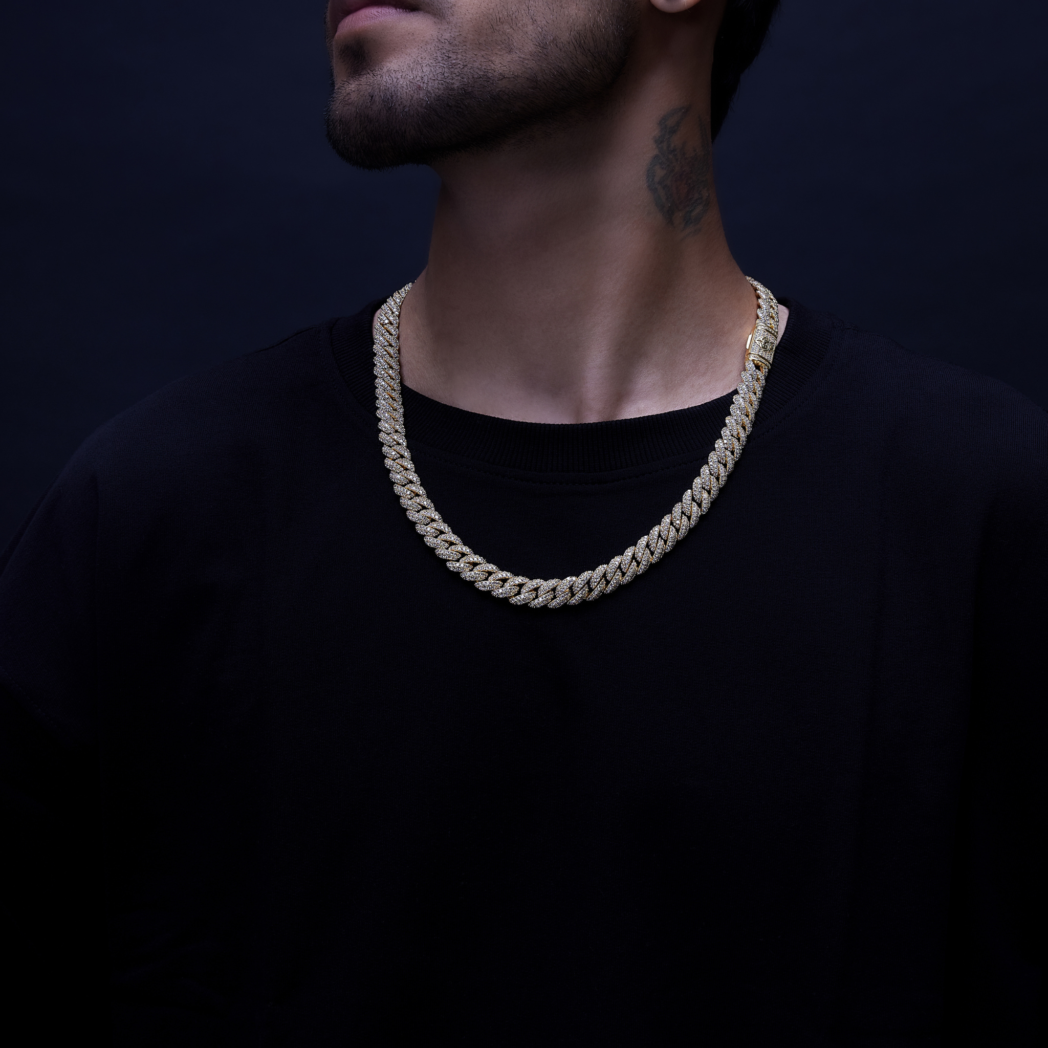 10MM Yellow Gold Cuban Chain