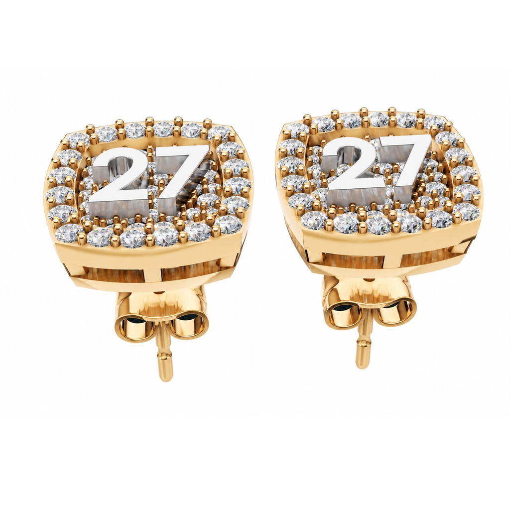 Custom Initial Studs