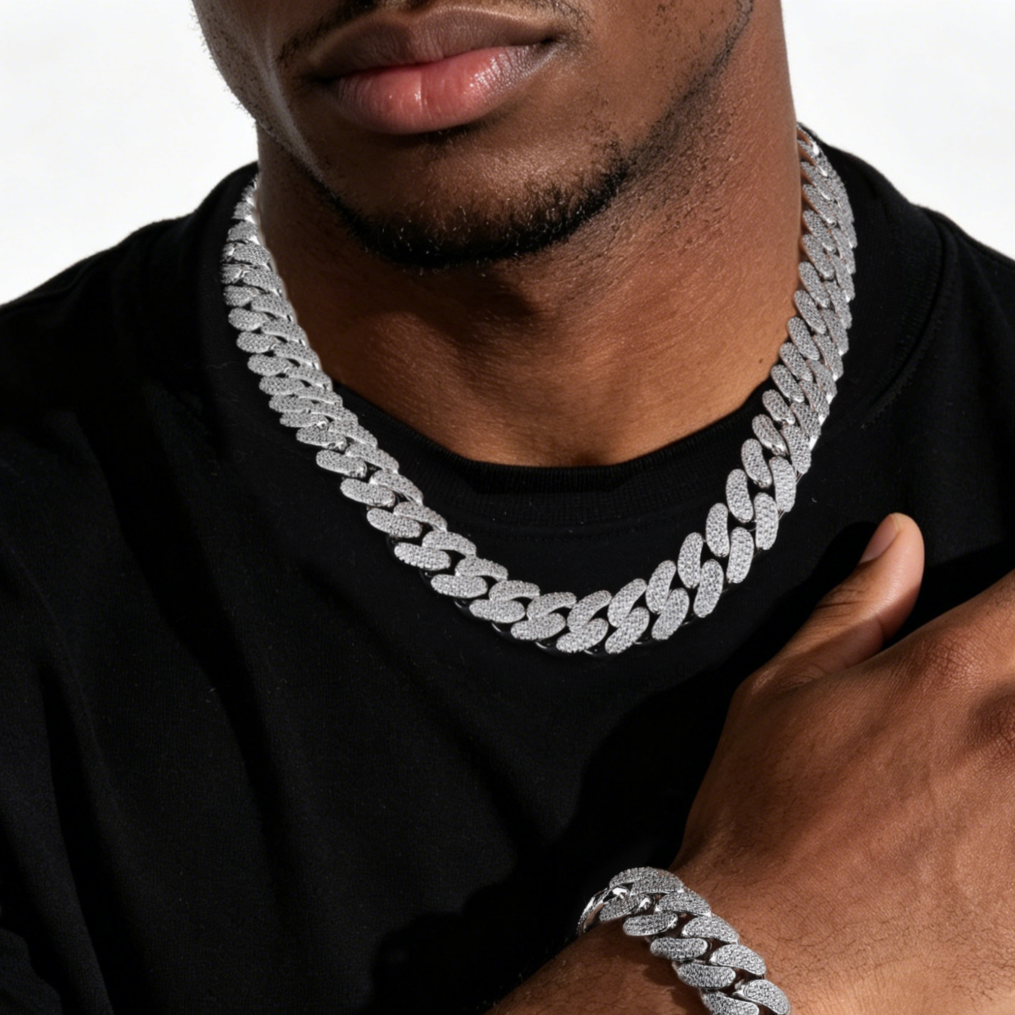 14MM Iced Out Miami Cuban Chain