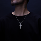 Solitaire Cross Pendant