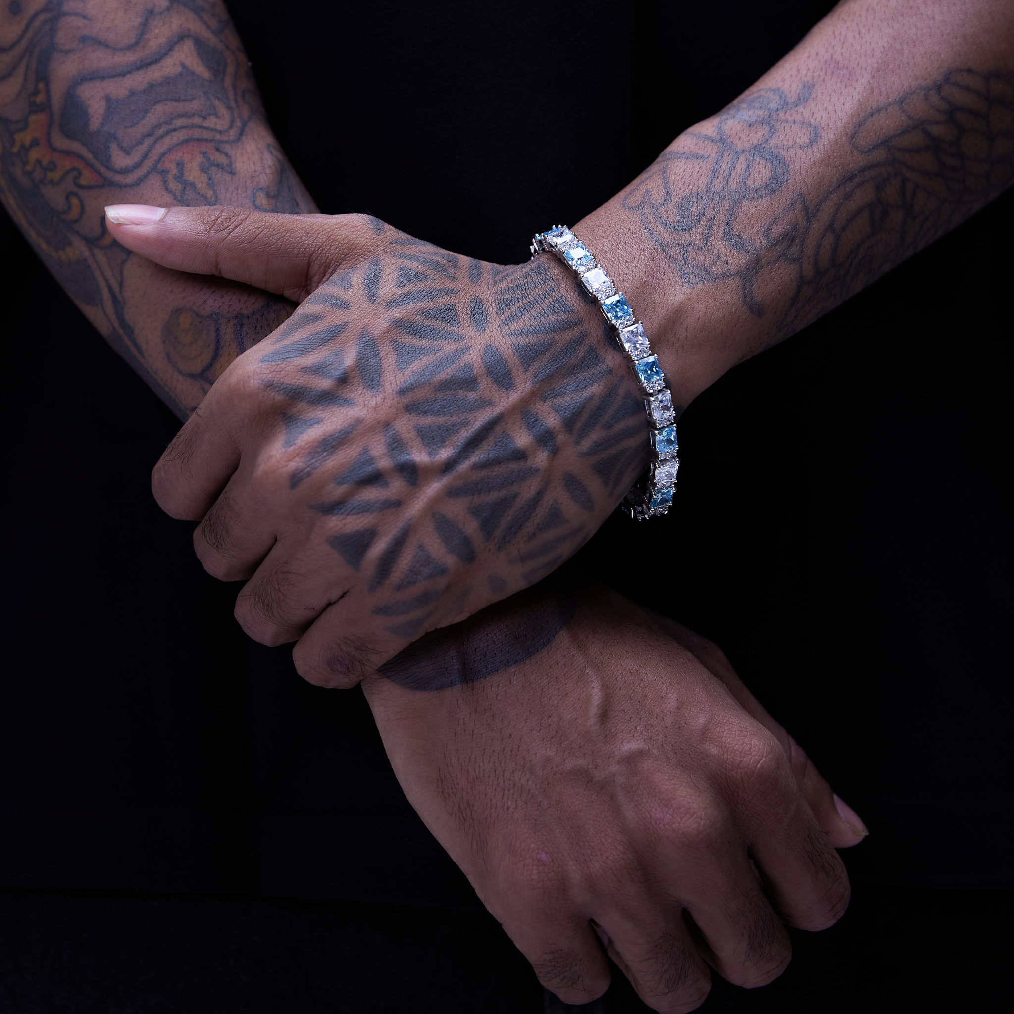 Aqua Marine Tennis Bracelet.