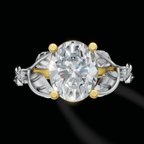 Leafy Oval Ring