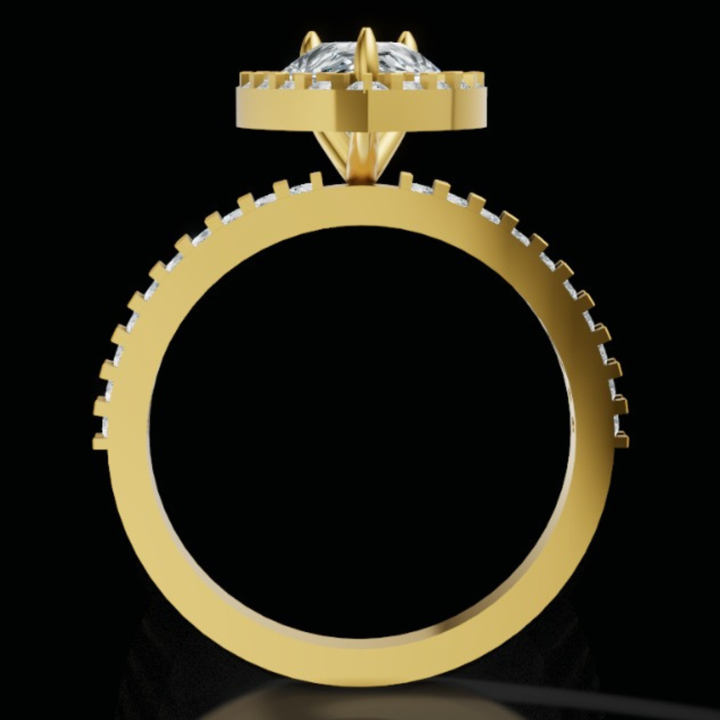 Liora Pear Glow ring