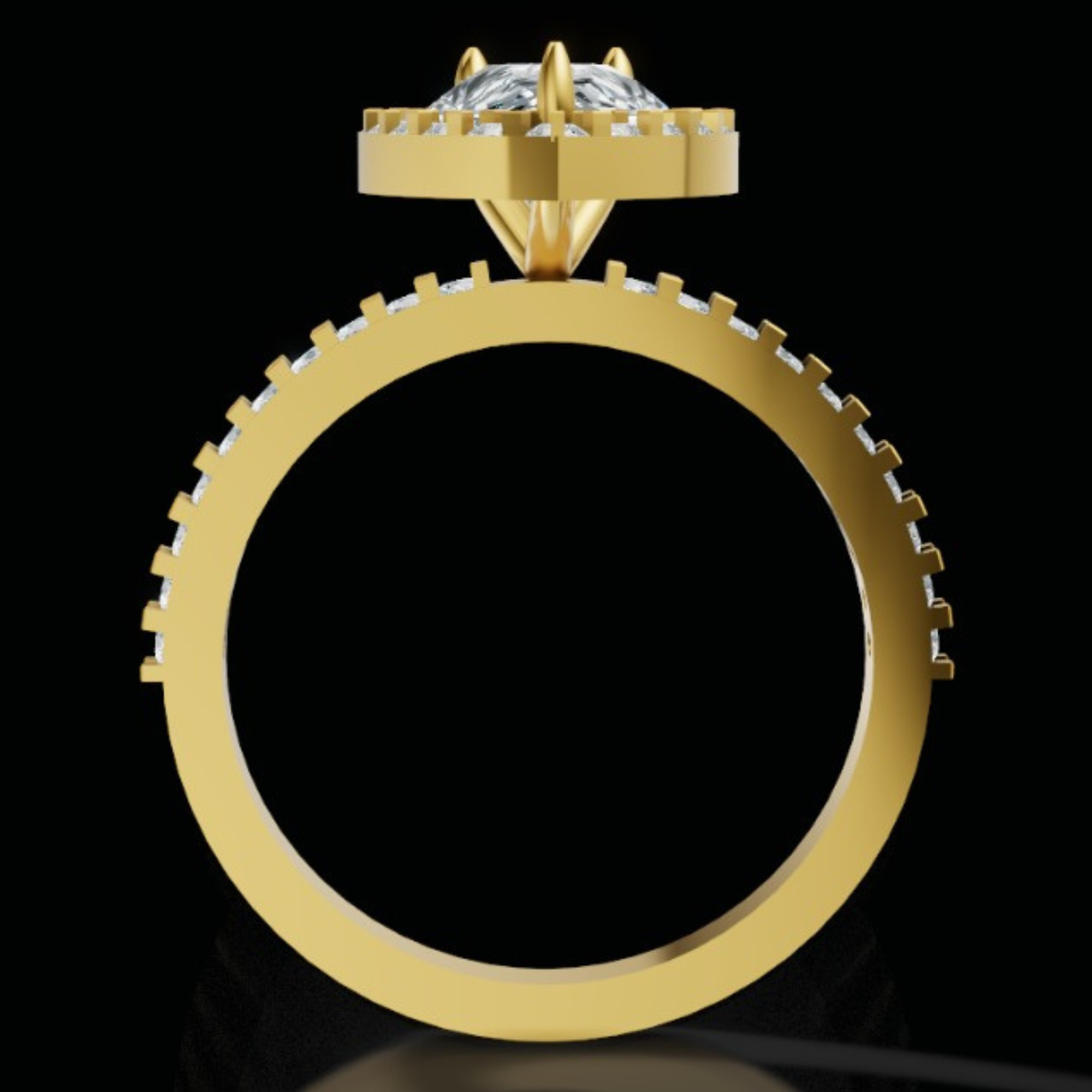 Liora Pear Glow ring