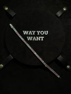 Princess Cut Diamond Tennis Bracelet (Waterproof)