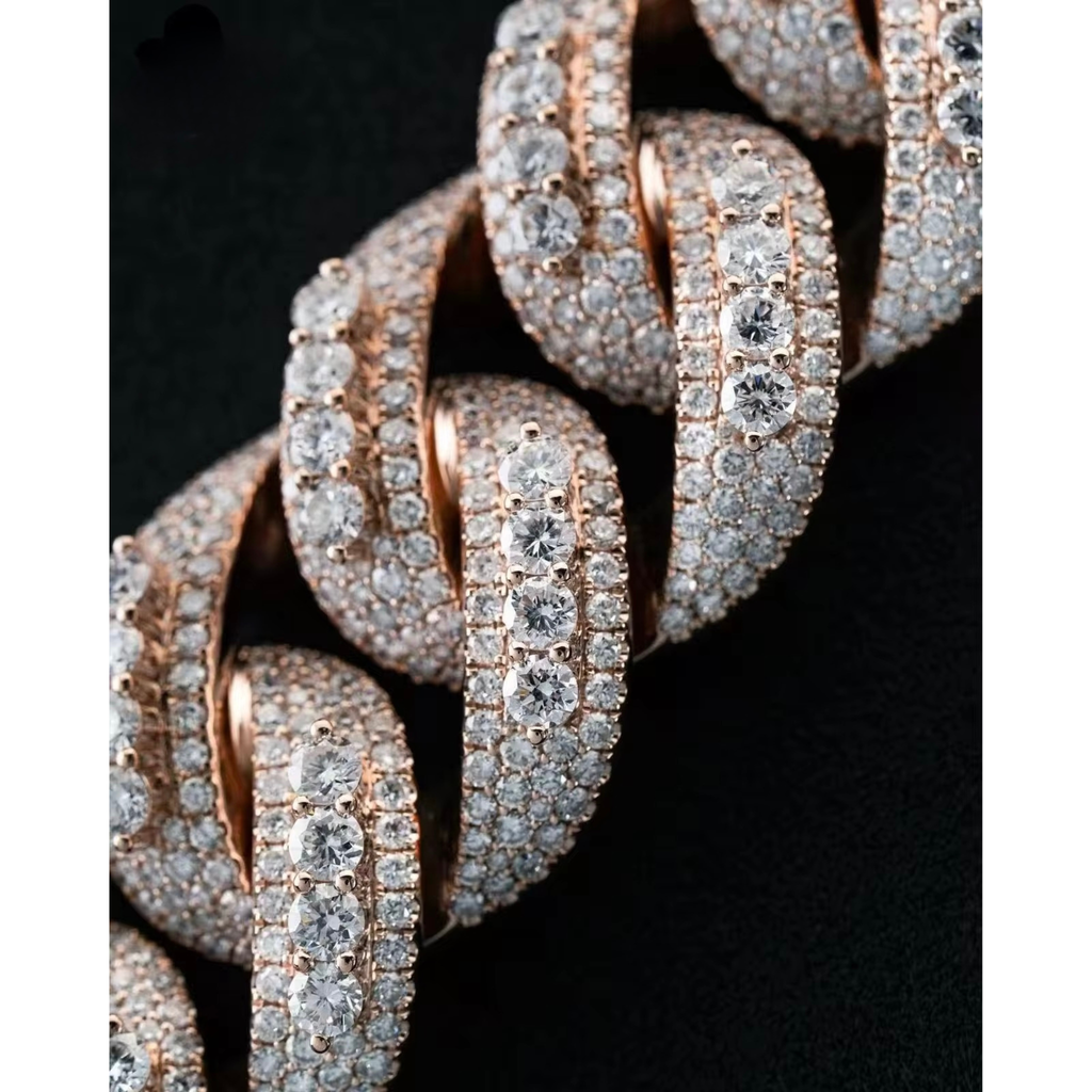 22MM Rose Gold Cuban Chain