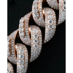 22MM Rose Gold Cuban Chain