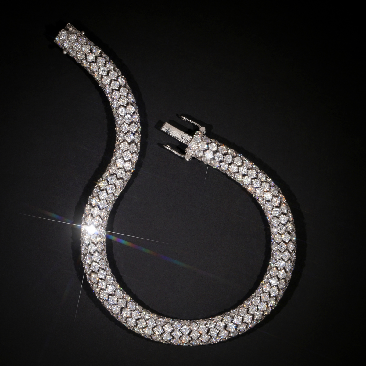 Popcorn Diamond Bracelet