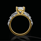 Leafy Oval Ring