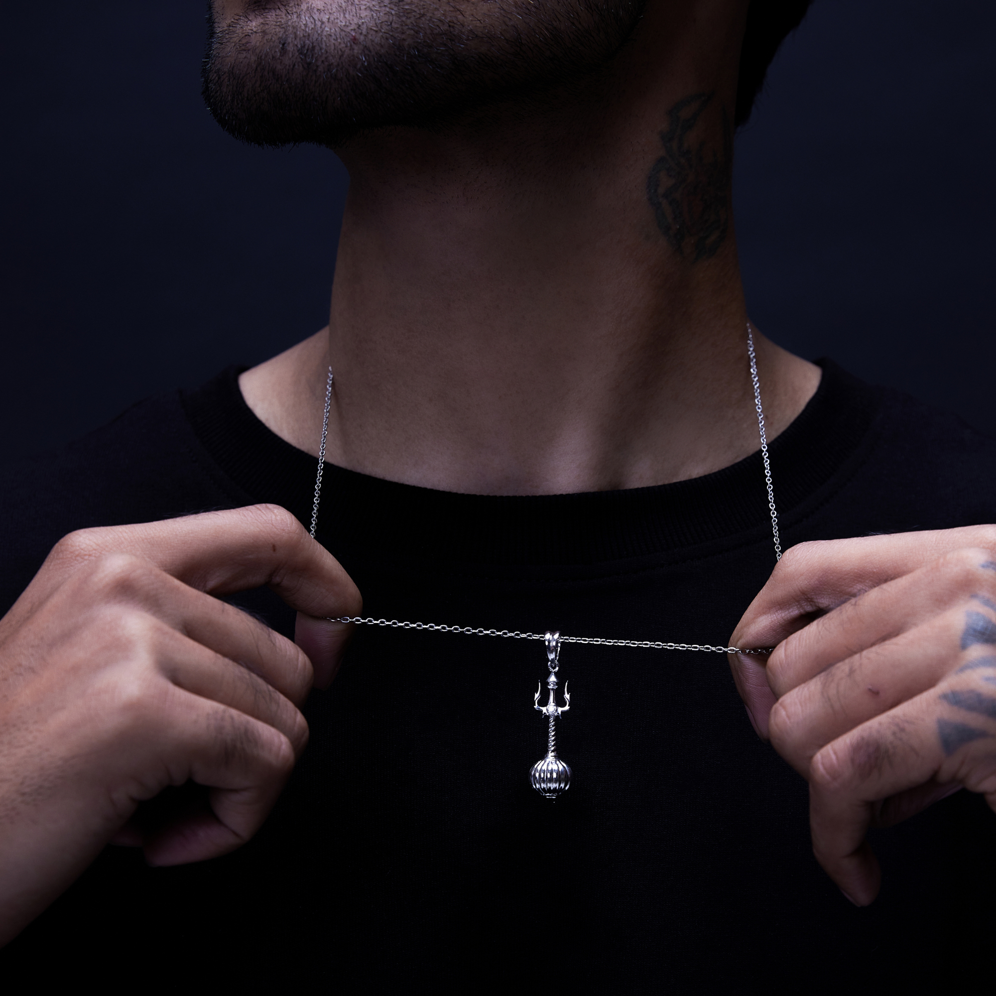 Gada Trishul Pendant