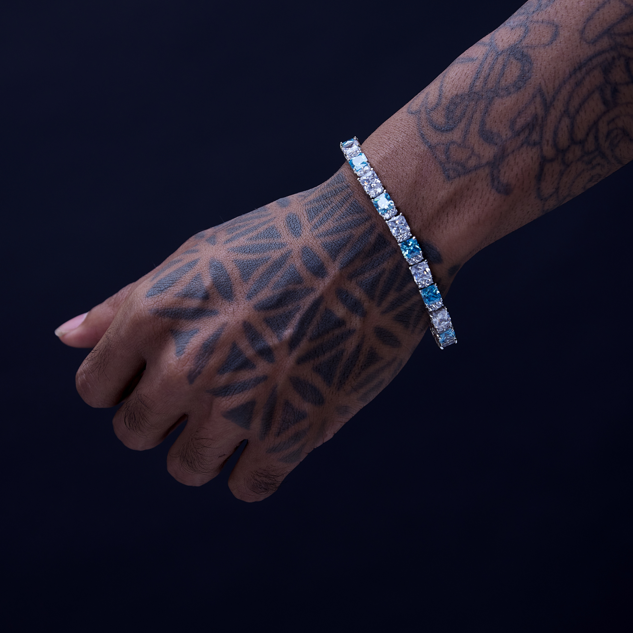 Aqua Marine Tennis Bracelet.