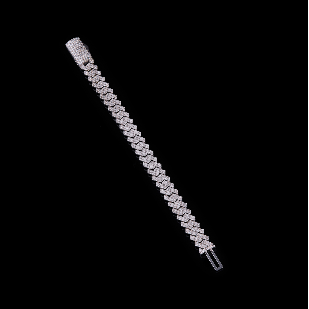 12MM Raised Cuban Bracelet