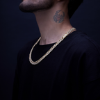 10MM Yellow Gold Cuban Chain