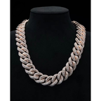 22MM Rose Gold Cuban Chain