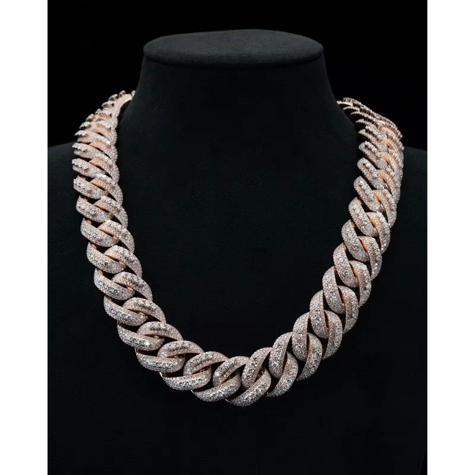 22MM Rose Gold Cuban Chain
