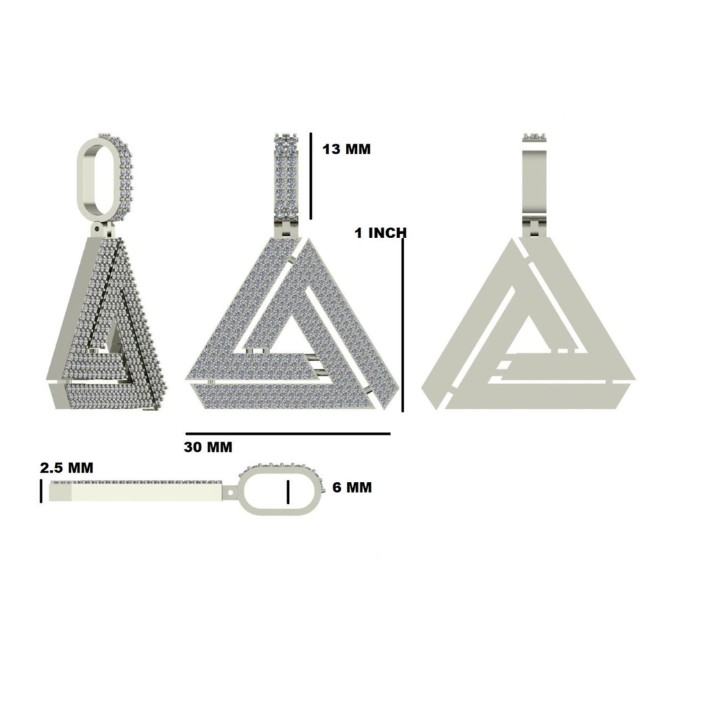 Party Bling Diamond Pendant ~ "Stand Out From Crowd"