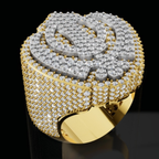 Iced Khanda Ring