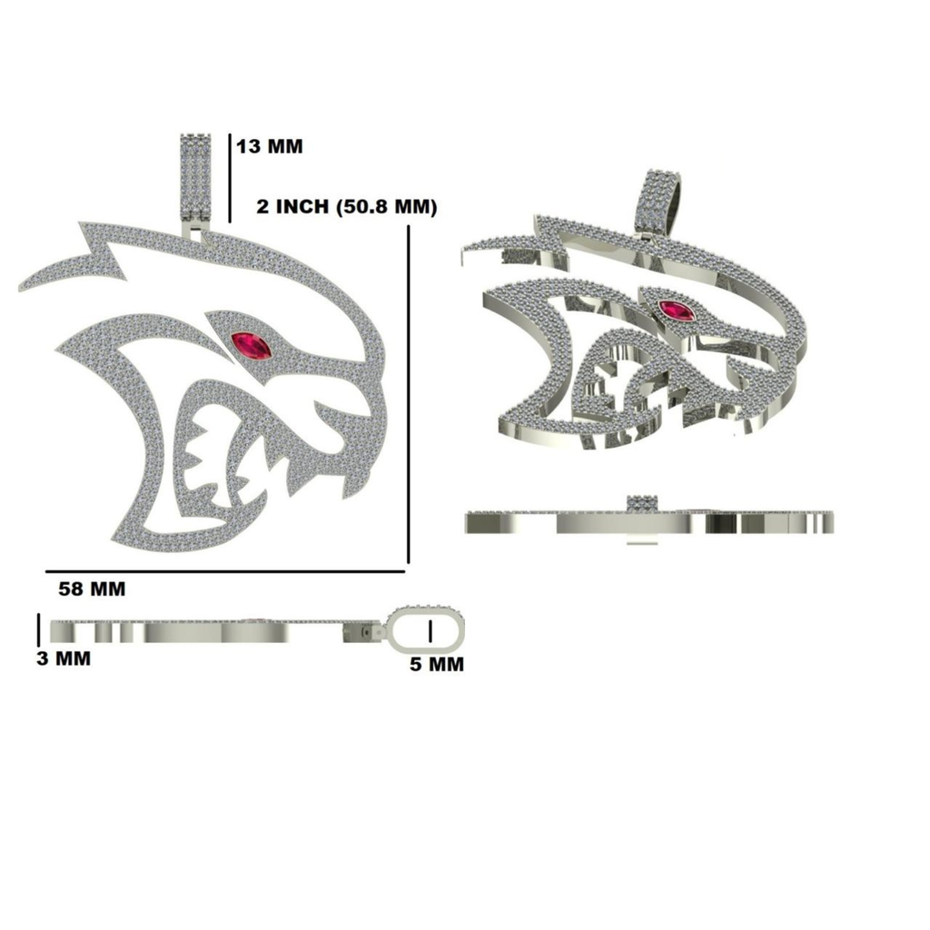 Panther Diamond Pendant ~ "Speed & Focus"
