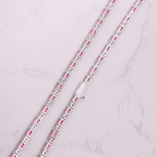 Pink Baguette Tennis Chain