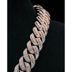 22MM Rose Gold Cuban Chain