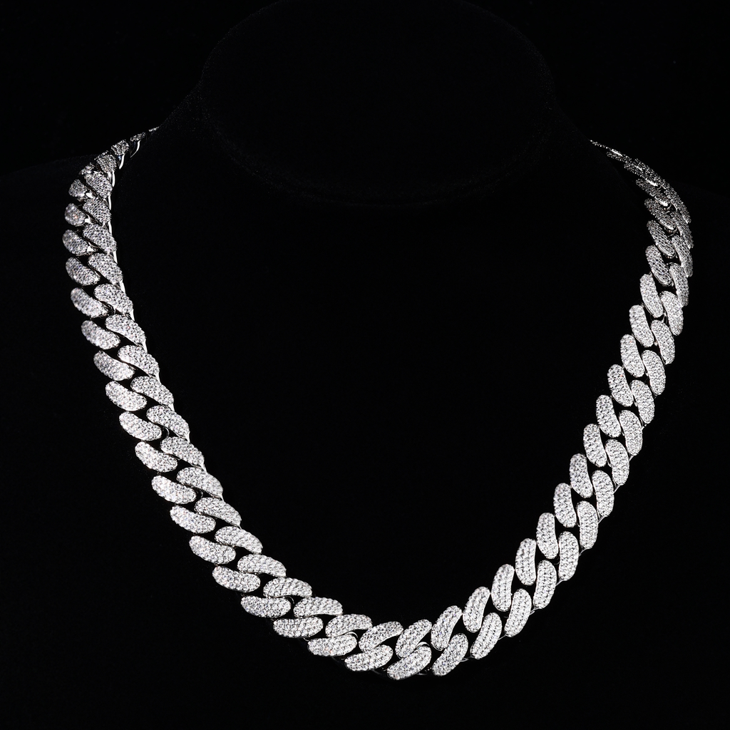 14MM Iced Out Miami Cuban Chain
