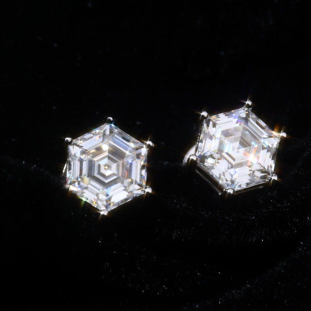 Hexagon Cut Studs