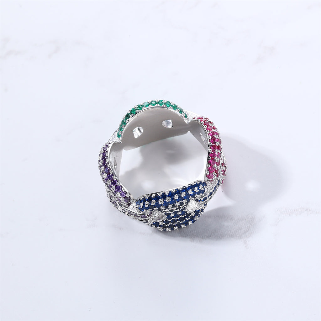 Coffee Bean Link Ring