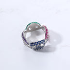 Coffee Bean Link Ring