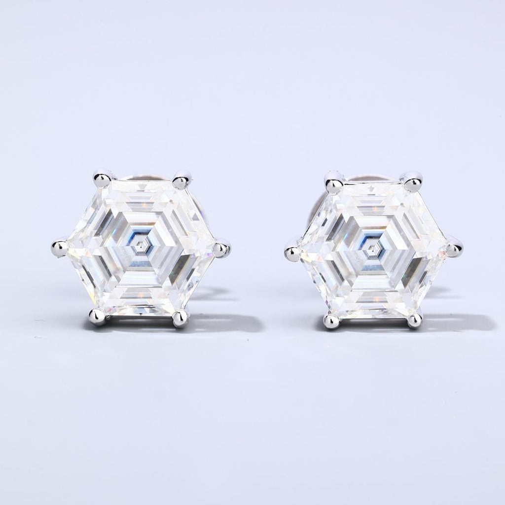 Hexagon Cut Studs