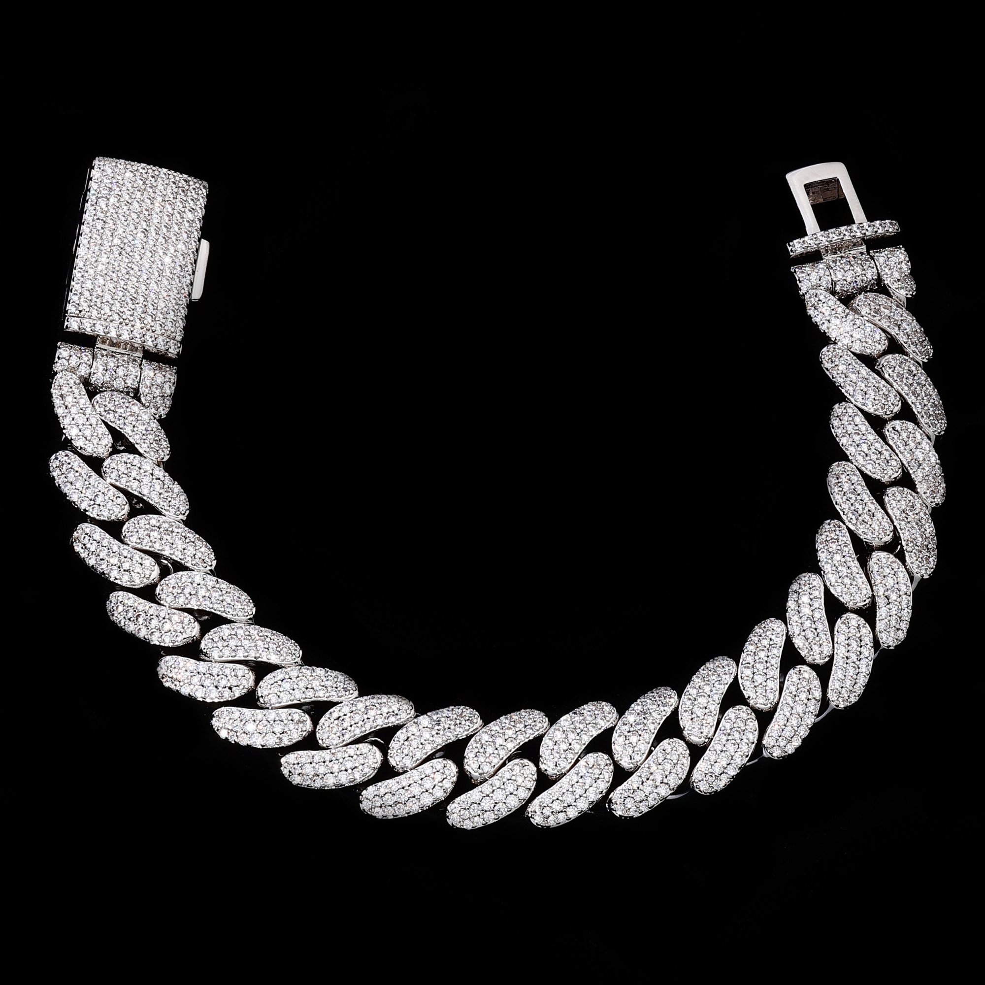 14MM Iced Out Miami Cuban Bracelet