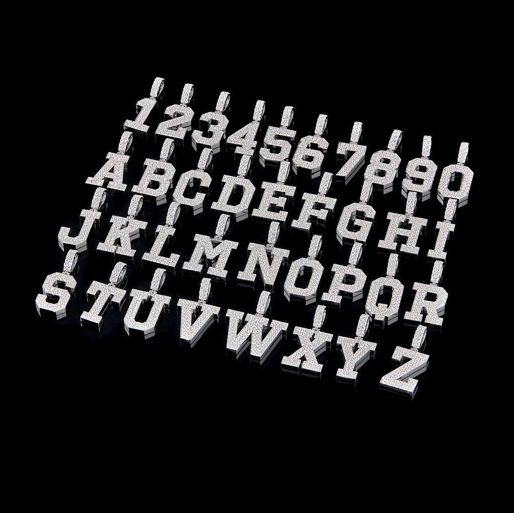 Letters & Numbers Pendant