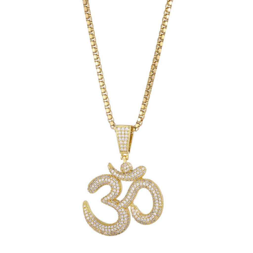OM Yellow Gold Pendant
