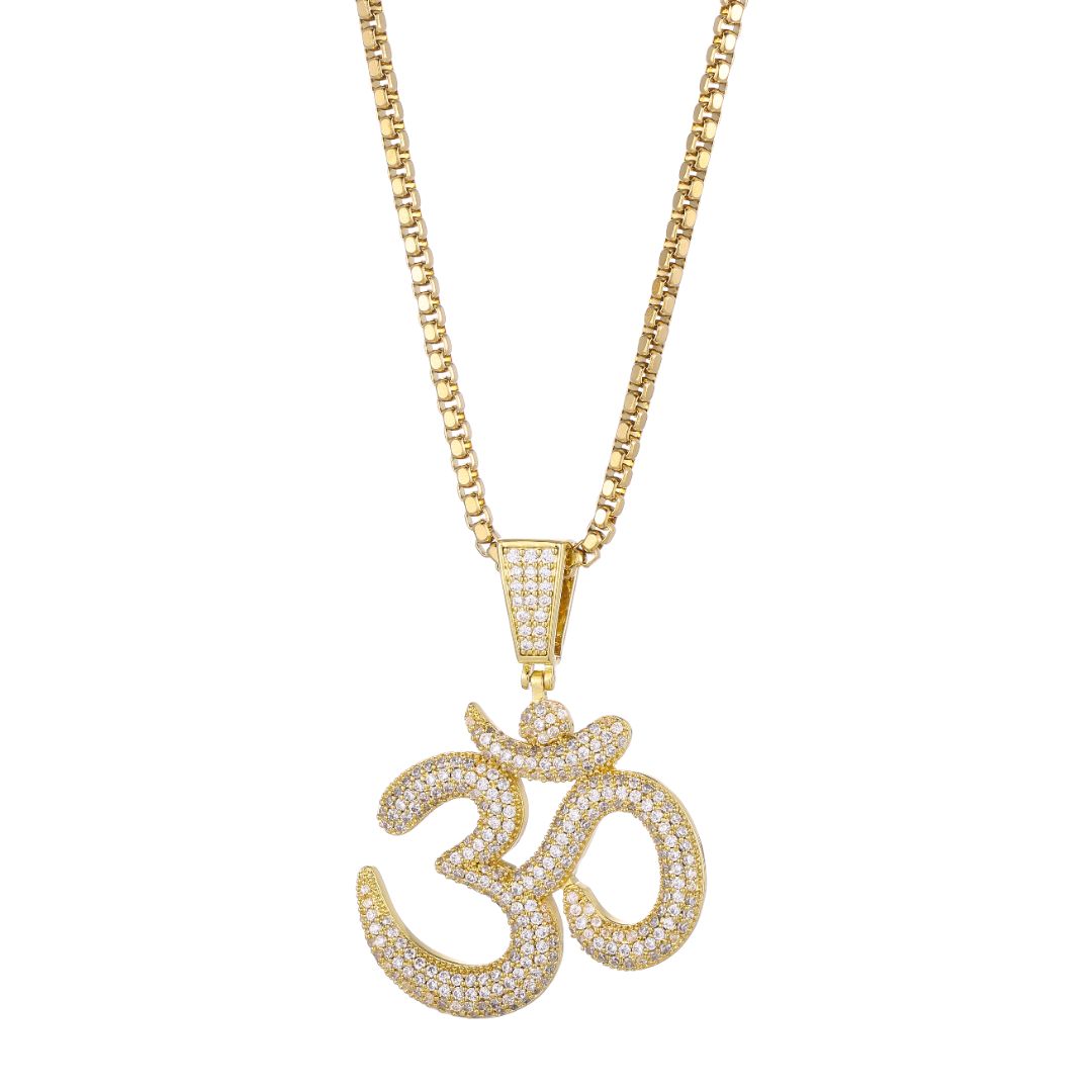OM Yellow Gold Pendant