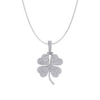 Four Leaf Flower Pendant