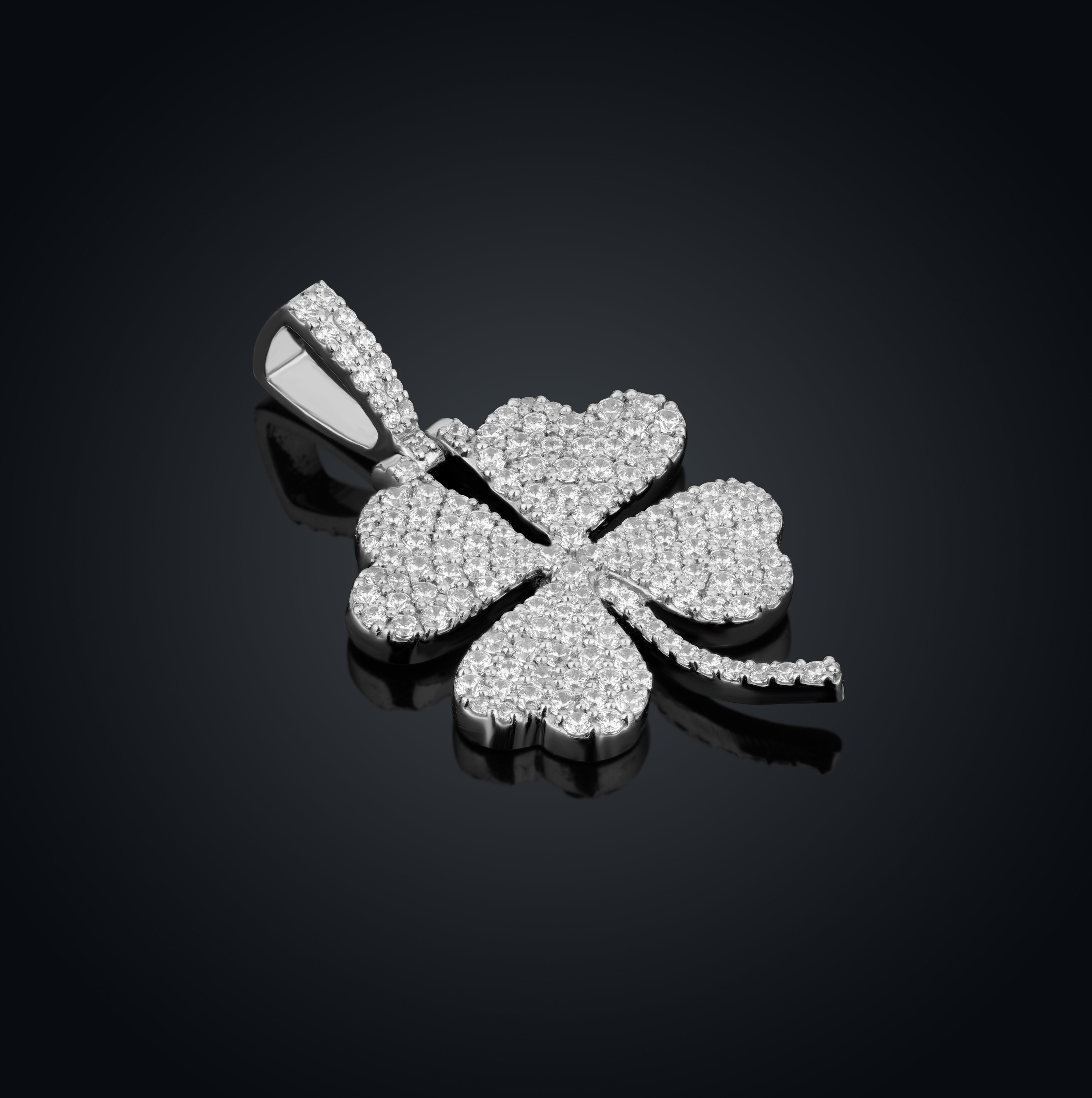 Four Leaf Flower Pendant