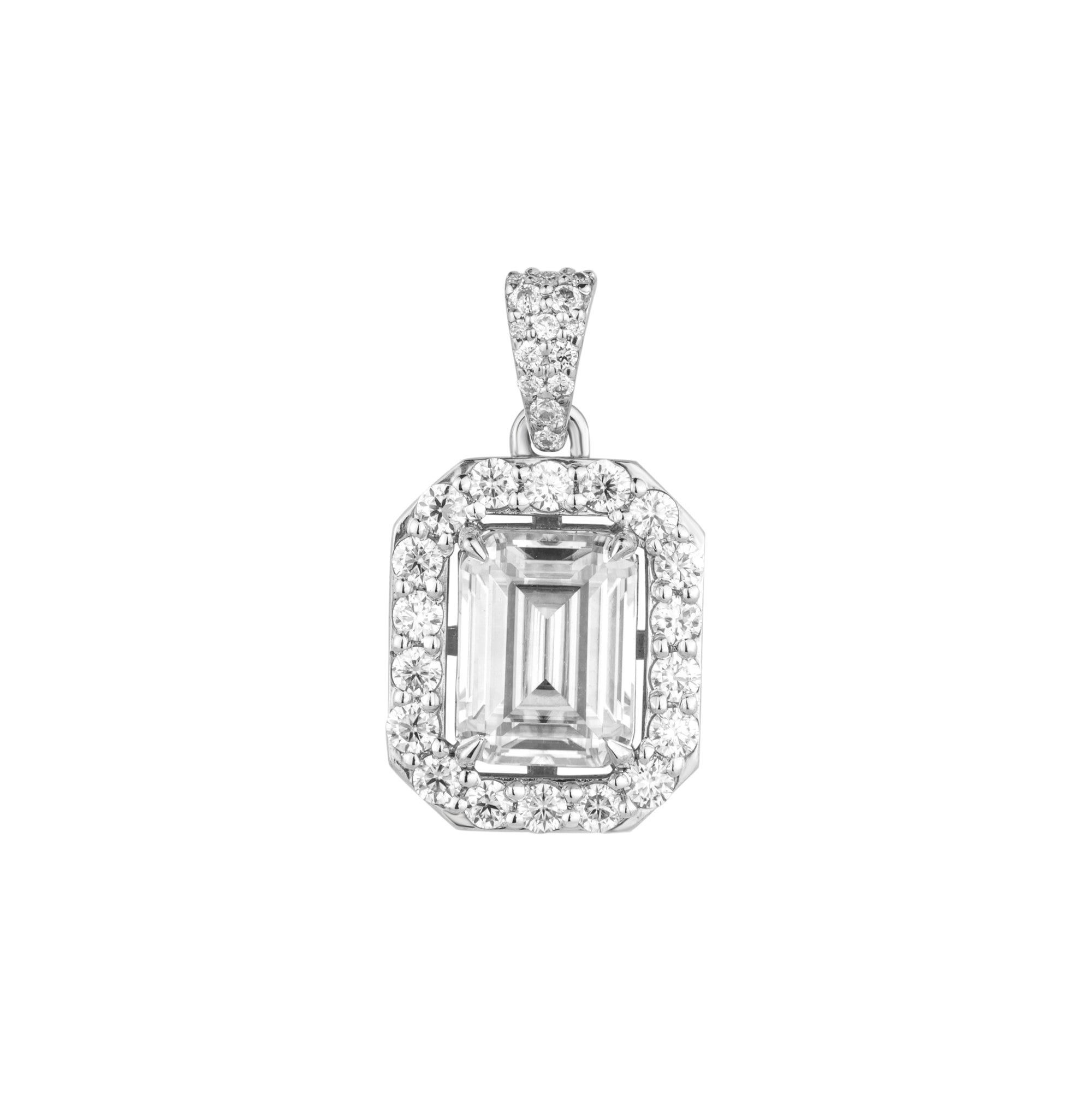 Emerald Diamond Pendant ~ "Spread Shine In The World"