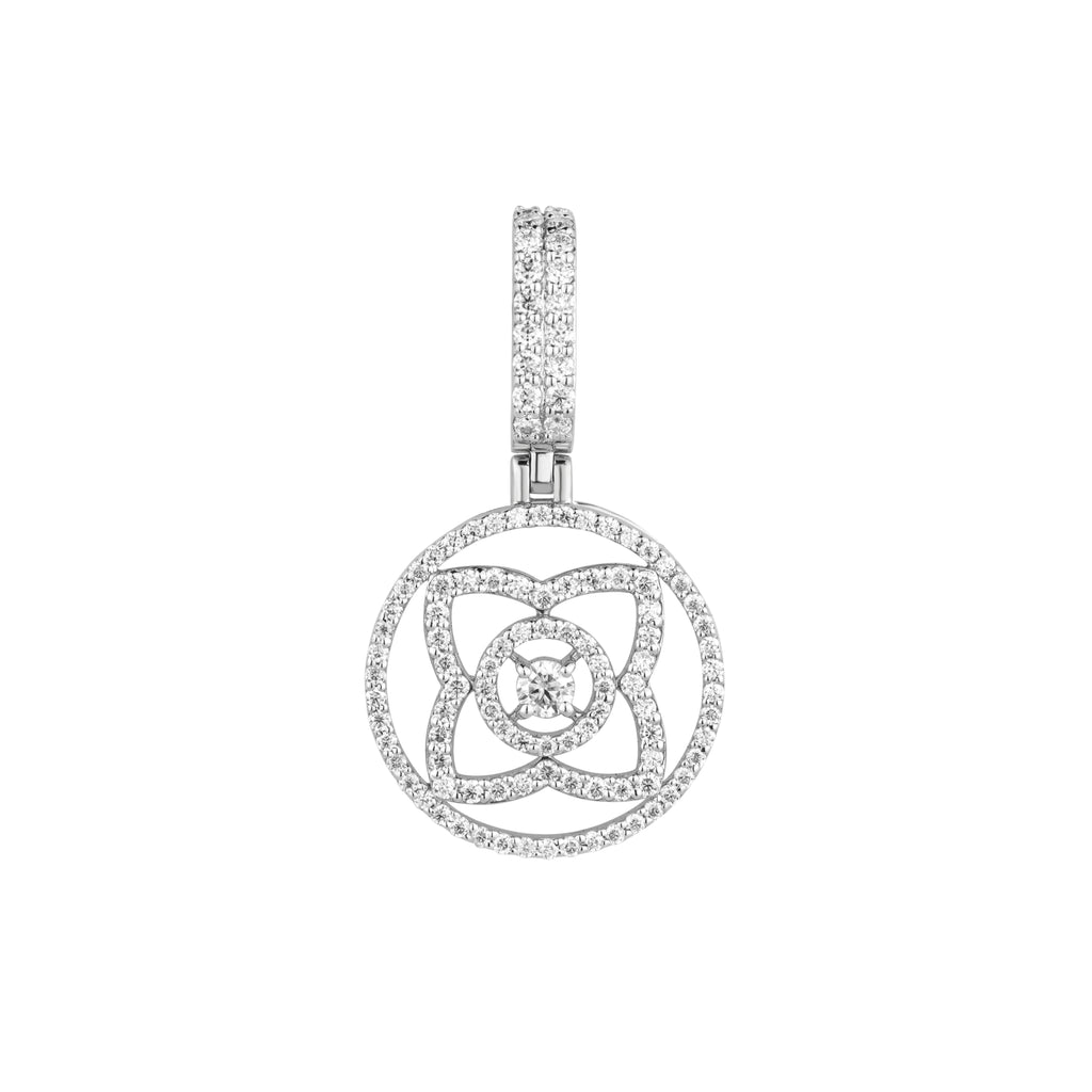 Lotus Diamond Pendant ~ "Emerge Beautiful & Shine The World"