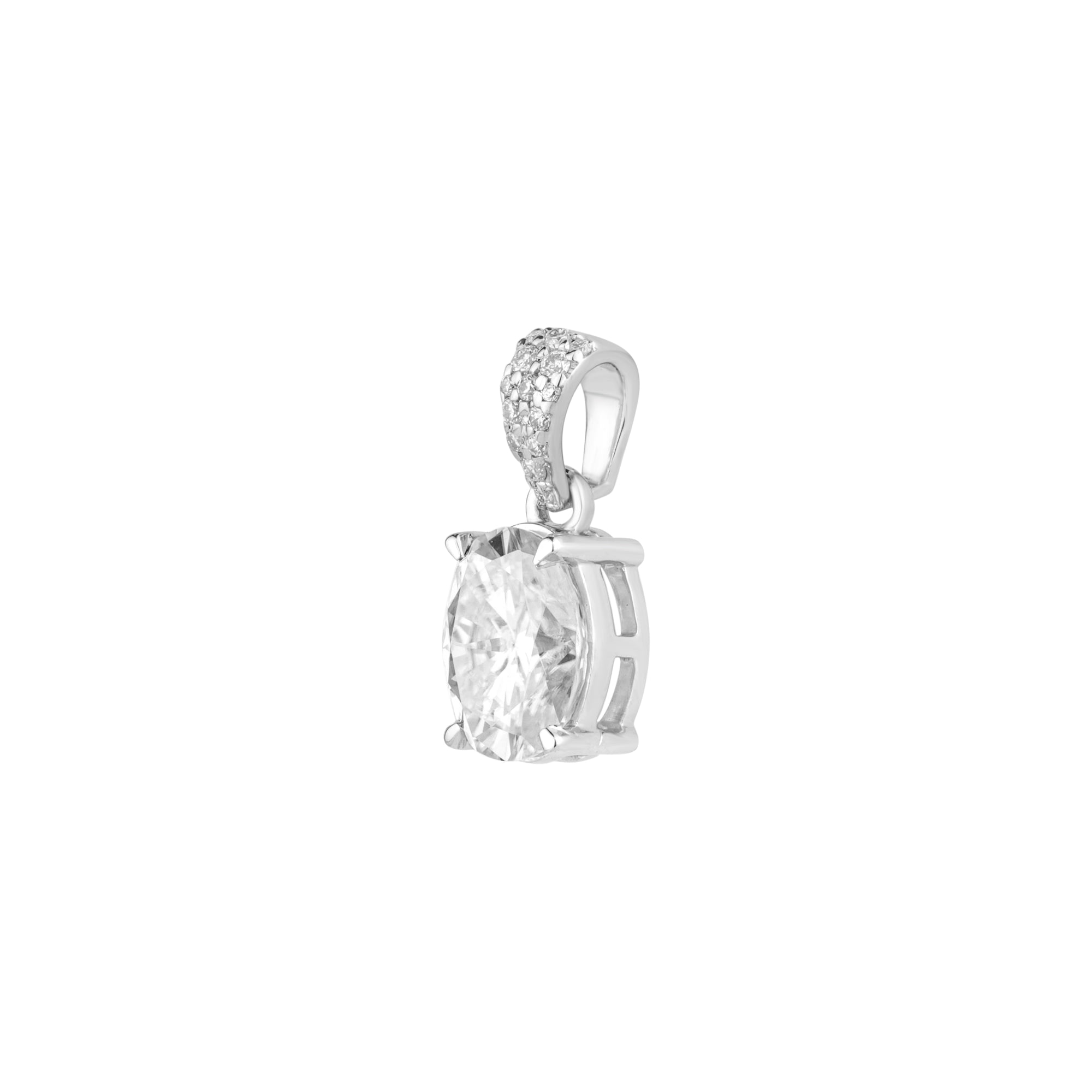 Round Single Diamond Pendant ~ "Be The Shine"