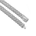 10MM White Gold Cuban Chain