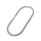 10MM White Gold Cuban Chain