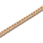 10MM Cuban Yellow Gold Bracelet