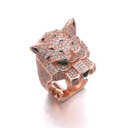 Rose Gold Panther Ring