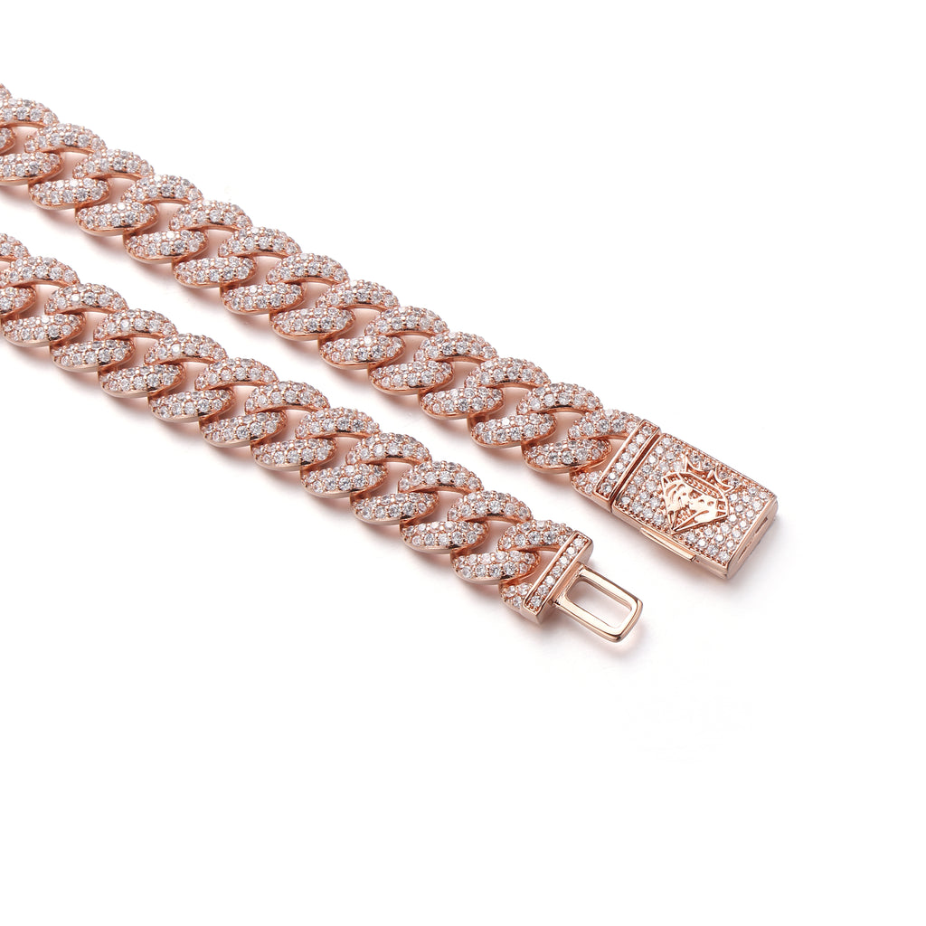 13MM Rose Gold Cuban Chain