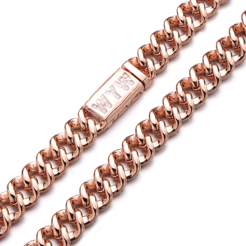 13MM Rose Gold Cuban Chain
